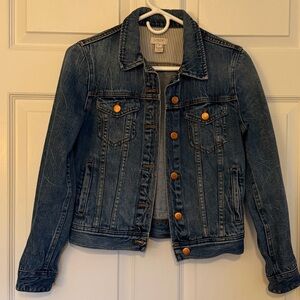 J. Crew Jean Jacket with Buttons